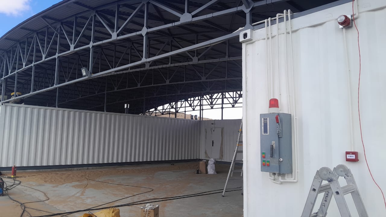 Asenware FP300 addressable fire detection and alarm system for gold refinery factory Project in Mandal province Mongolia