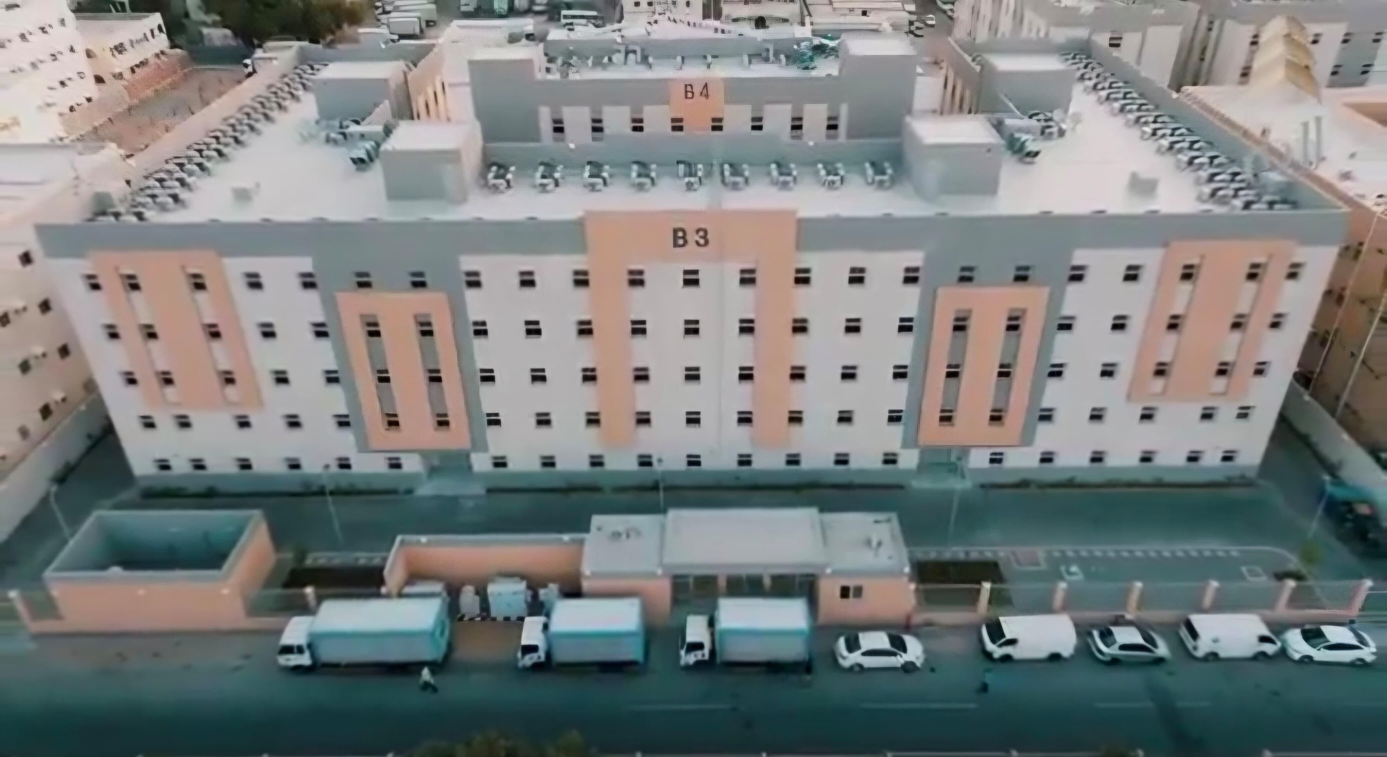 Asenware FP300 fire alarm addressable system for Lam Jeddah Residential Complex project in Saudi Arabia