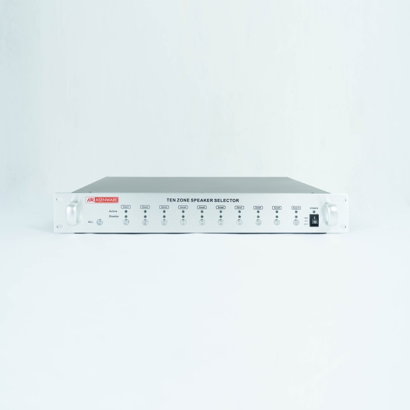 10 Zone Speaker Selector Switch Switcher(Cabinet Type),Voice Evacuation System