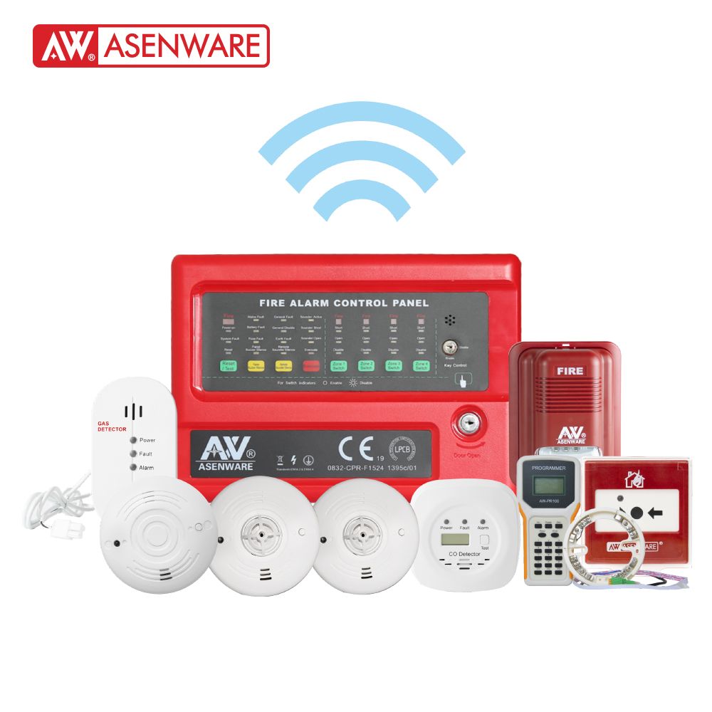 Wireless Conventional Panel 4 zone,Wireless Fire Alarm System