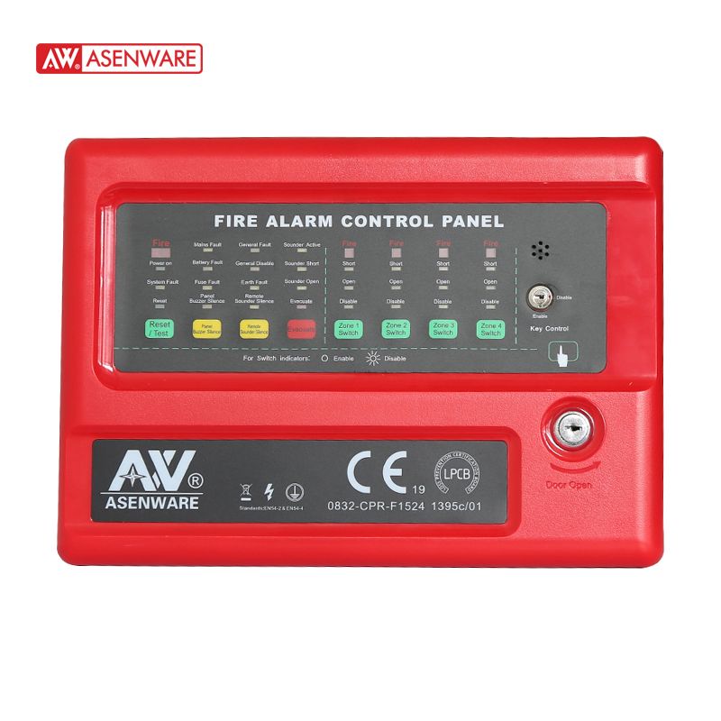Wireless Conventional Panel 4 zone,Wireless Fire Alarm System